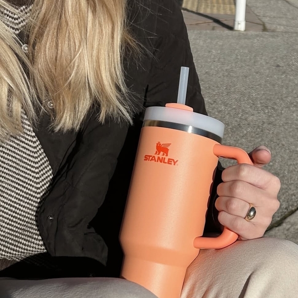 Stanley Quencher H2.0 Tumbler in Peach - Picture 3 of 6
